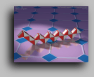 A POV-Ray Rendering of The Snake Cube