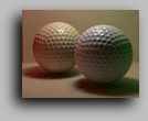 A PhotoRealistic Radiosity Rendering of Golf Balls